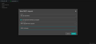 Adding a new REST operation