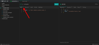 Changing the REST request content type