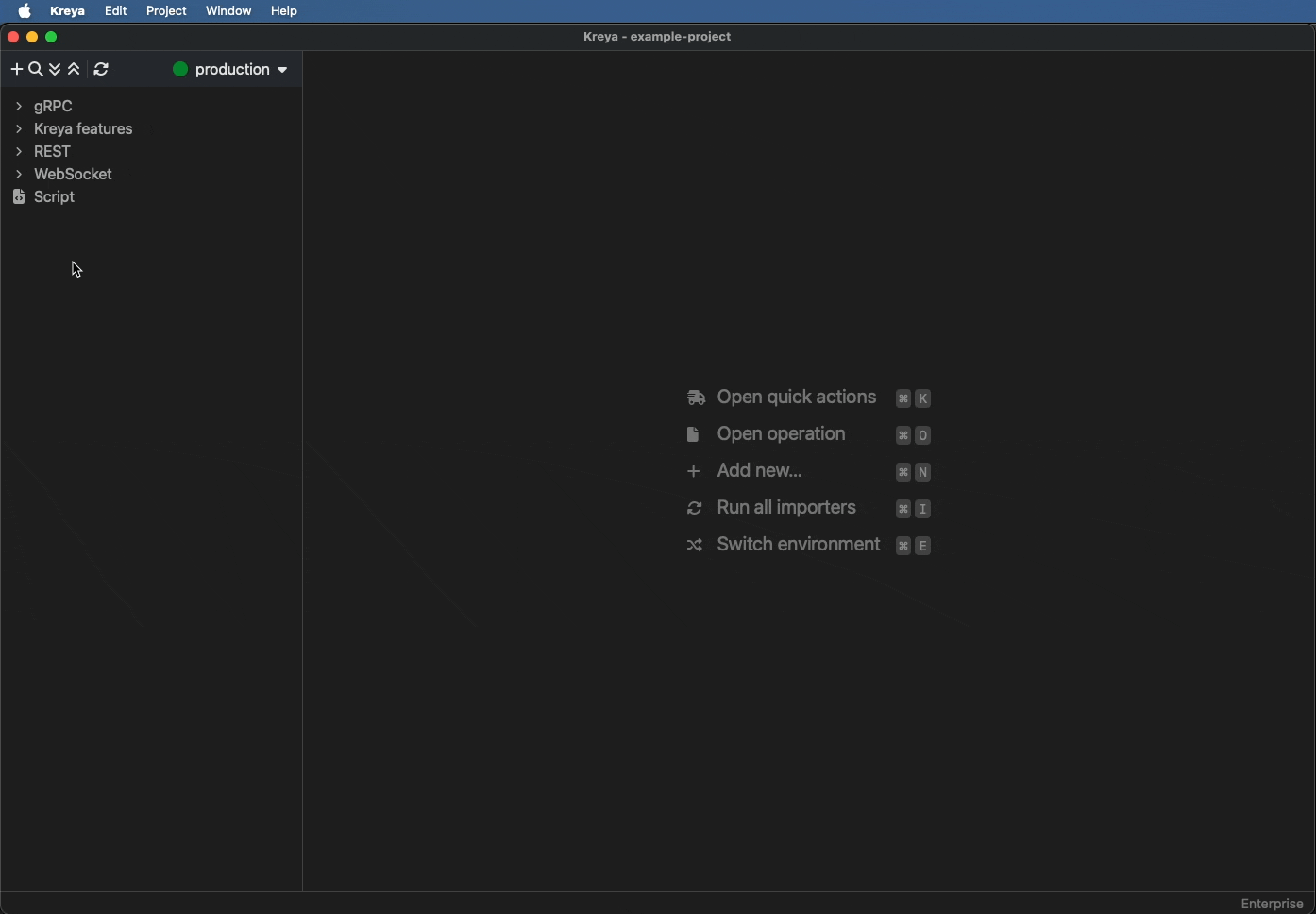 An animation showcasing viewing user variables.