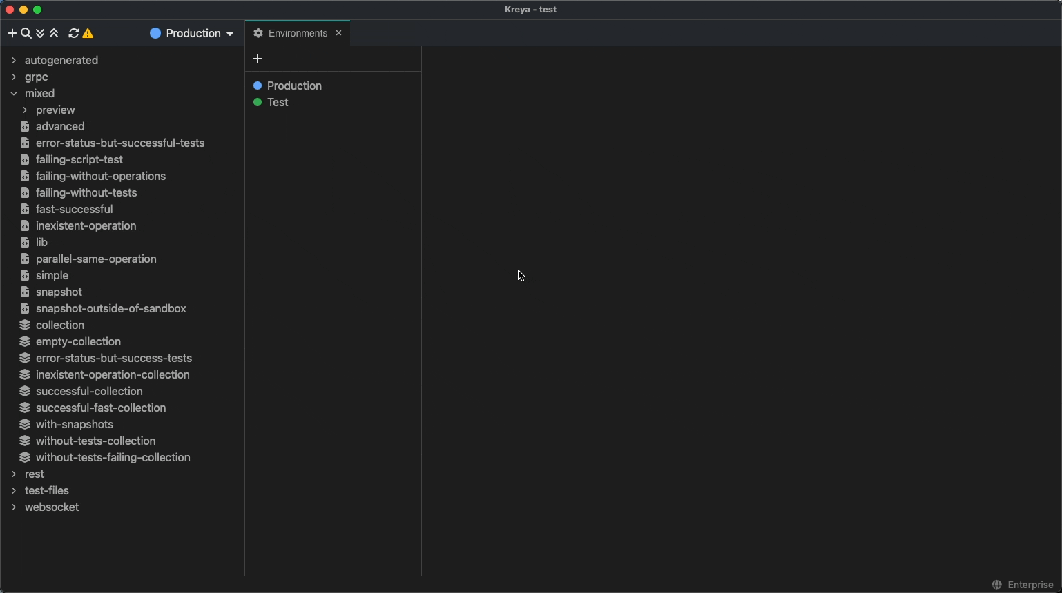 An animation showcasing add a comment in environments.